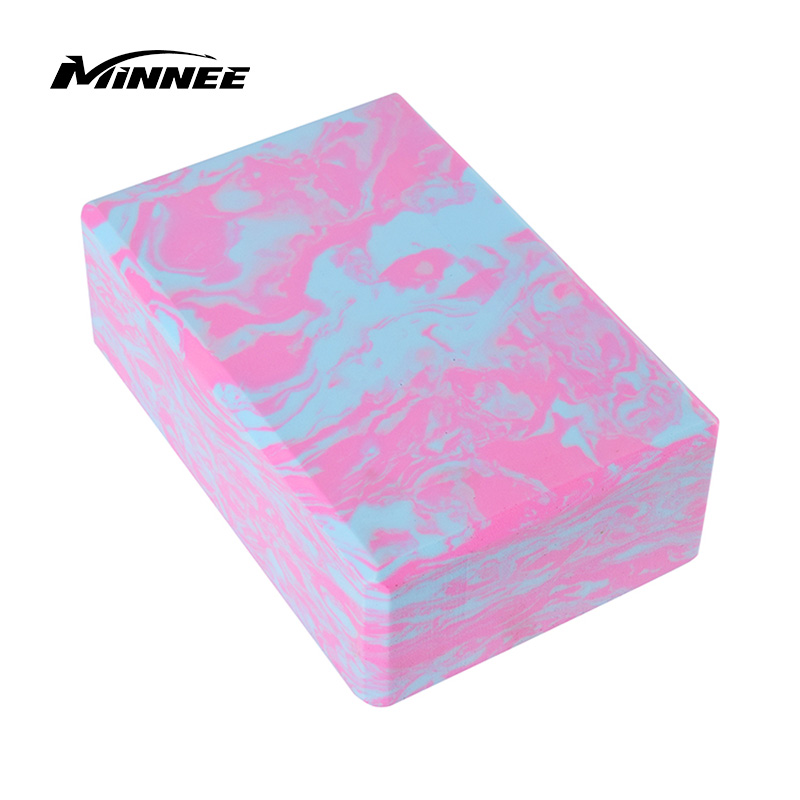 MINNEE Yoga Block (2 Pack), High Density EVA Foam Block To Support And Improve Poses And Flexibility