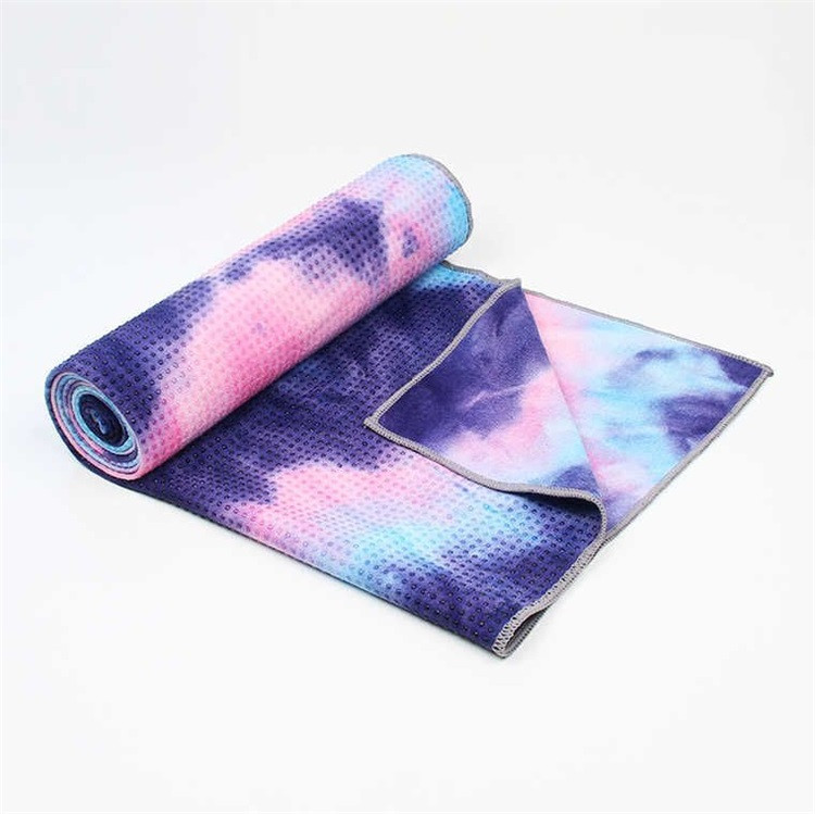 Wholesale Custom Embroidery Non-slip Microfiber hot Yoga towel